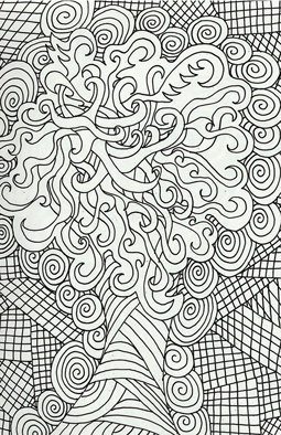 Coloring page tree Design