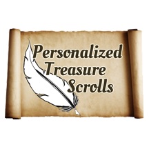Personalized Treasure Scrolls Logo